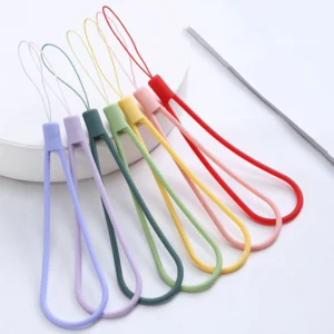 Colorful Silicone Wrist Strap Lanyard
