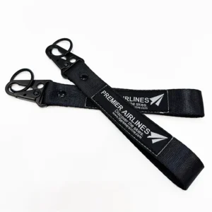 Customizable Wrist Lanyard Keychain with Carabiner