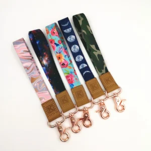 Soft Polyester Wrist Key Chain Lanyard