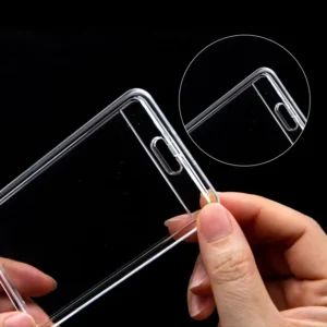 Clear Rigid Dual-sided Id Card Holder