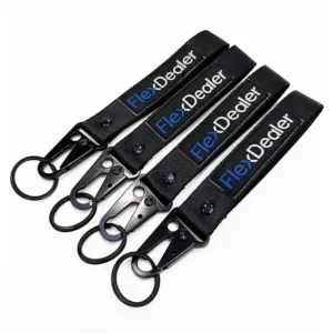 Customizable Leather Keychain Lanyard