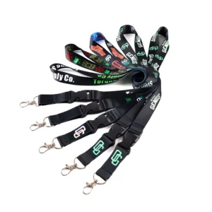 Logo Polyester Id Card Holder Lanyard