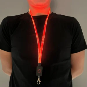 Led Fiber Optic Illuminated Lanyard Necklace