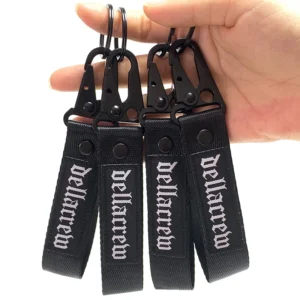 Logo Metal Hook Wrist Lanyard