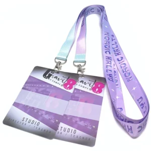 Eco-friendly Pvc Id Card Lanyard