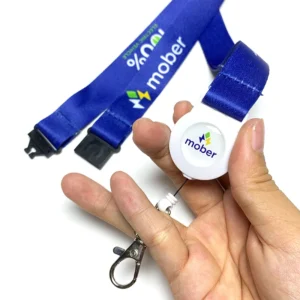 Polyester Breakaway Lanyard with Badge Reel