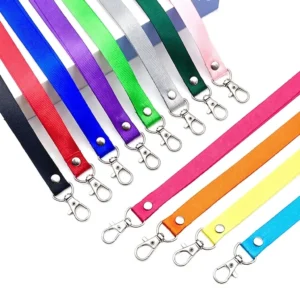 Customizable Polyester Lanyard with Metal Clip