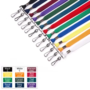 Durable Polyester Lanyard with Swivel Hook