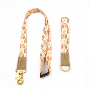 Polyester Beaded Neck Lanyard with Id Holder