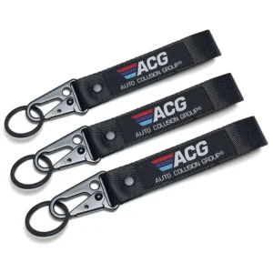 Logo Embroidered Wrist Lanyard