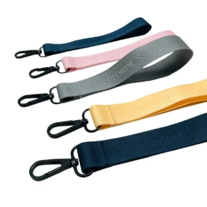 Embroidery Woven Keychain Strap