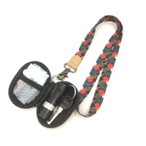 Customizable Polyester Wrist Lanyard Keychain