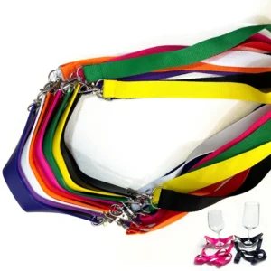 Customizable Wine Glass Holder Lanyard