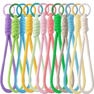 Braided Paracord Lanyard with Metal Clip