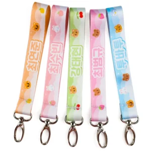 Customizable Wrist Lanyard Keychain Holder
