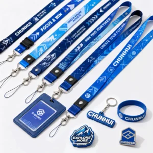 Screen Printed Polyester Lanyards