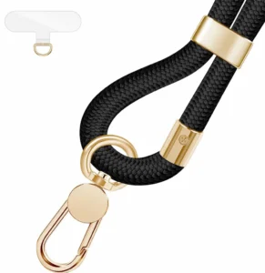 Adjustable Crossbody Lanyard with Metal Buckle