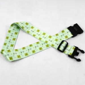 Geometric Pattern Polyester Luggage Strap
