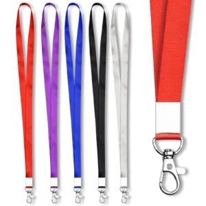Logo Woven Polyester Lanyard