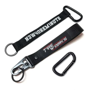 Logo Carabiner Keychain Lanyard