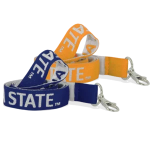 Two-tone Polyester Lanyard with Metal Hook