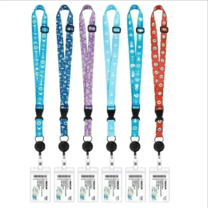 Durable Polyester Badge Holder Lanyard
