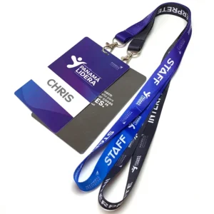 Logo Pvc Event Lanyard with Id Holder