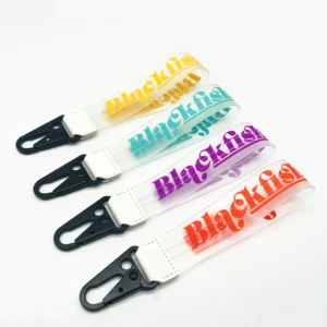 Pvc Silicone Wrist Strap Keychain