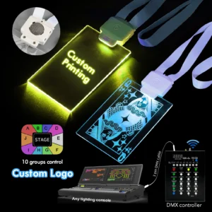 Led Lanyard with Id Badge Holder
