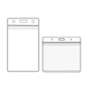 Clear Pvc Id Badge Holder