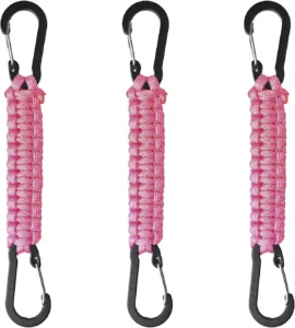 Heavy Duty Paracord Keychain with Carabiner