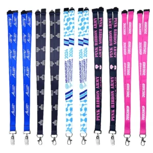 Logo Polyester Lanyard with Metal Hook