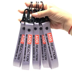 Logo Wristlet Lanyard Keychain
