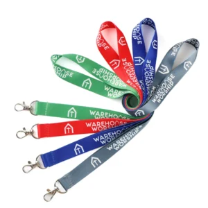 Customizable Polyester Ribbon Lanyards
