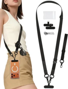 Adjustable Polyester Crossbody Phone Lanyard