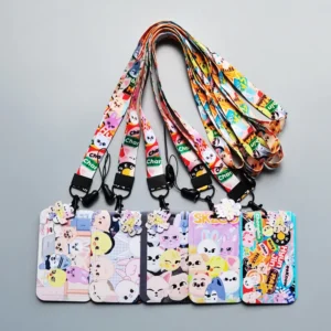 Fashionable Polyester Card Holder Lanyard