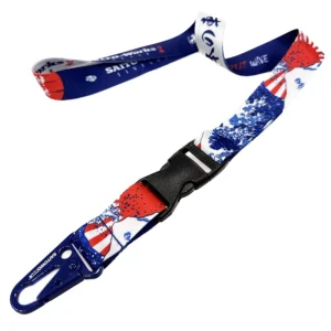 Customizable Polyester Lanyard with Metal Hook