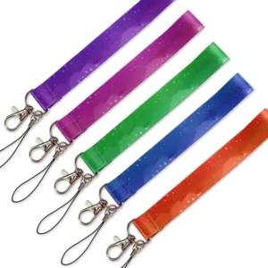 Polyester Wrist Lanyard with Carabiner
