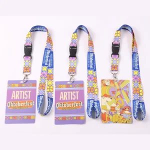 Customizable Polyester Neck Lanyard with Id Holder