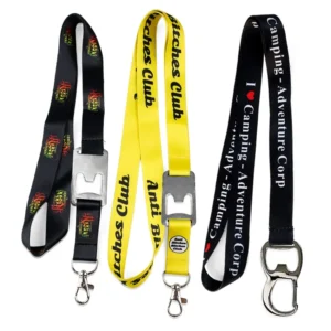Logo Bottle Opener Lanyard