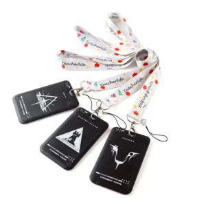 Retractable Polyester Id Card Lanyard