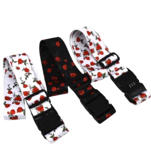 Animal Print Luggage Strap with Buckle