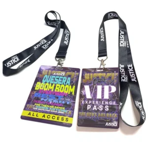 Polyester Id Badge Lanyard with Hook