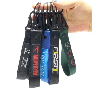 Customizable Carabiner Keychain with Lanyard