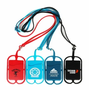 Silicone Lanyard Card Holder