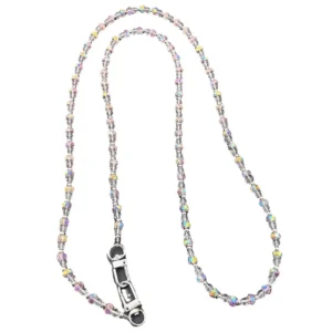 Crystal Acrylic Beaded Phone Lanyard